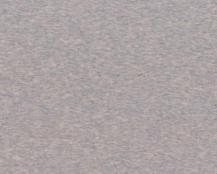 Italienischer Baumwolljersey BRUGNOLI ANGOLINO, hellgrau meliert