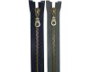 YKK Reißverschluss METALLZAHN, brüniert, teilbar schwarz 25 cm