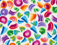 35 cm Reststück Patchworkstoff ALL ABOUT COLOR,...