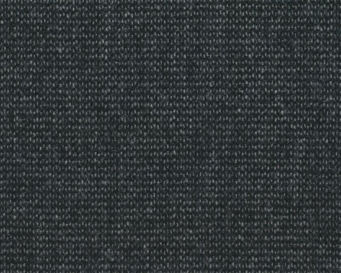 30 cm Reststück Wollstoff aus Schurwolle LINUS, zweifarbig meliert, schwarz-hellgrau