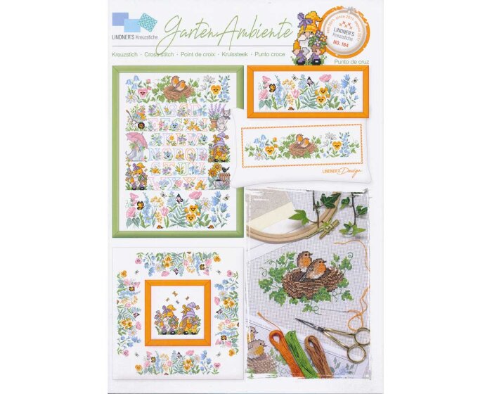 Stickvorlage: Garten Ambiente, Lindners Kreuzstiche