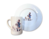 Teetasse WOLLFREUNDE, Kind mit Schäfchen, Acufactum