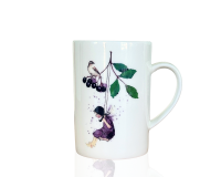 Teetasse FEENSCHAUKEL, Feenschaukel am Beerenzweig, Acufactum