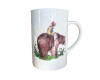 Teetasse BÄRENRITT, Mädchen, Bär, Acufactum