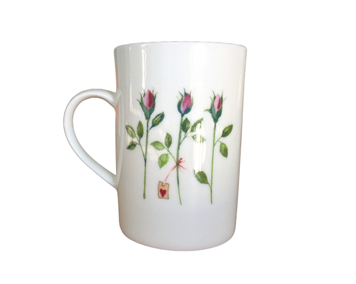 Teetasse BACHELOR, Rosentrio, Acufactum