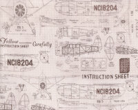 30 cm Reststück Patchworkstoff ECLECTIC ELEMENTS,...