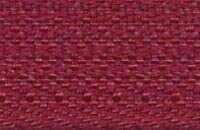 YKK Reißverschluss METALLZAHN, brüniert, nicht teilbar weinrot 22 cm