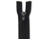 Schwarzer Reißverschluss S3 mit Kunststoffspirale, teilbar, 70 cm, Prym