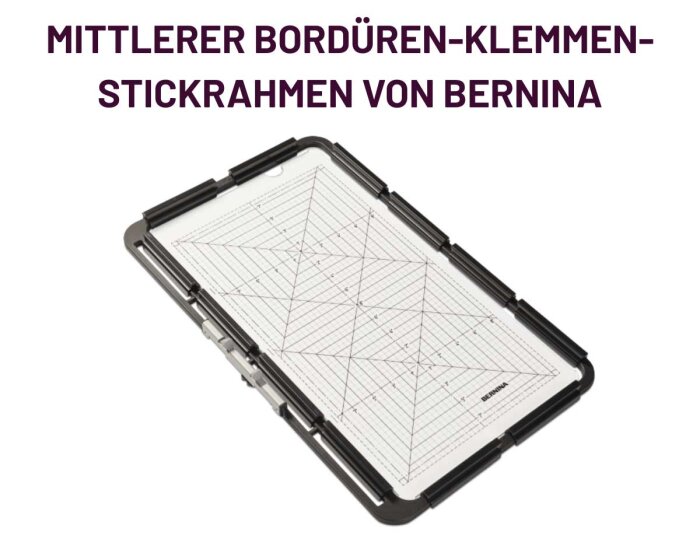 BERNINA Bordüren-Klemmen-Stickrahmen, medium, 21,5 x 40,5 cm