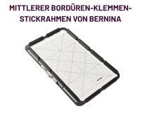 BERNINA Bordüren-Klemmen-Stickrahmen, medium, 21,5 x 40,5 cm