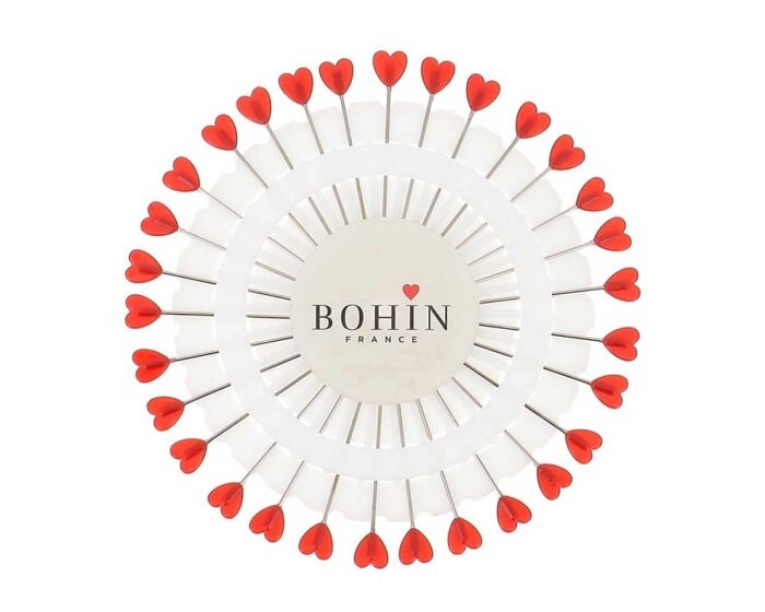 Stecknadel HERZKOPF, 38 x 0,60 mm, Bohin