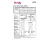 Schnittmuster HOSE mit Bügelfalten, burda style 5712