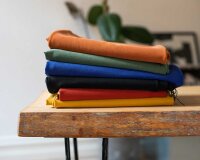 Twill Stretchstoff aus TENCEL™ Lyocell, blau, meetMILK