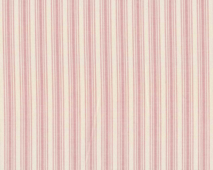 Baumwoll-Webstoff NORDSÖ, Streifen, creme-altrosa