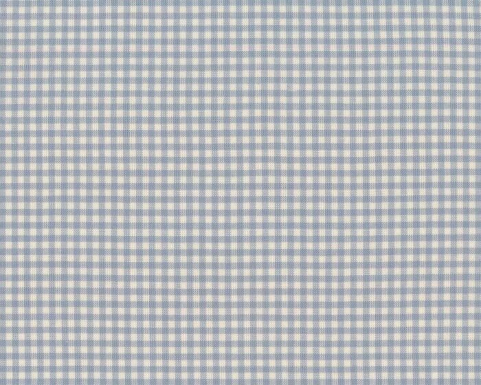 Baumwoll-Webstoff NORDSÖ, Vichykaro, hellblau