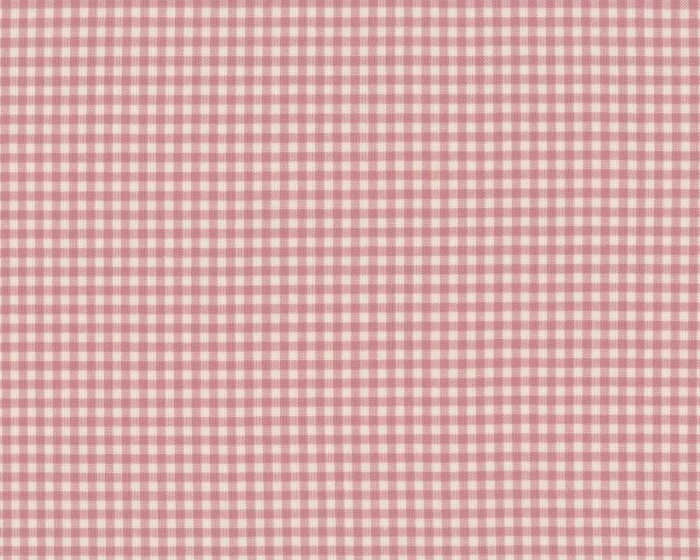 Baumwoll-Webstoff NORDSÖ, Vichykaro, altrosa