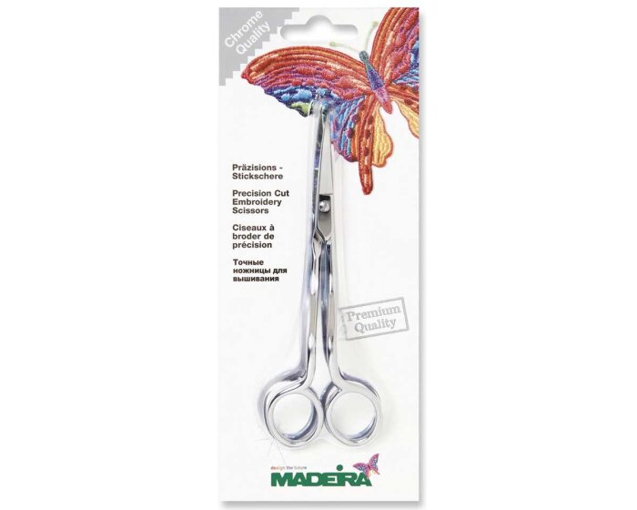 Stickschere PRÄZISION, gebogen, 15 cm, Madeira