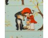 Baumwollstoff FAIRY TALE, Rotkäppchen-Motiv, mintgrün, Swafing