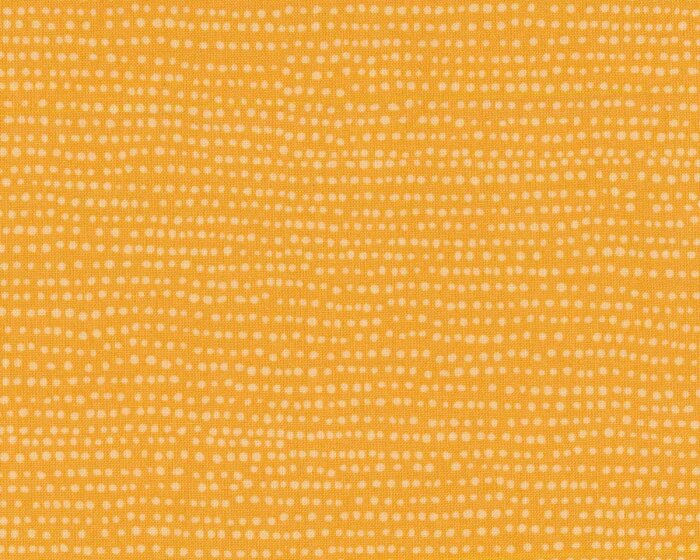 55 cm Reststück Patchworkstoff MOONSCAPE, Pünktchen, helles orange, Dear Stella