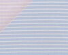 30 cm Reststück Bio-Doubleface-Jersey WENDE-RINGEL, Streifen, hellblau-creme-helles lavendel