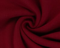 70 cm Reststück Schwerer Kuschel-Sweat HANNI, dunkelrot, Swafing