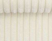 Dekostoff Breitcord-Plüsch MONTEVIDEO, creme, Swafing