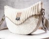 Dekostoff Breitcord-Plüsch MONTEVIDEO, creme, Swafing