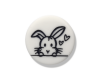 Kinderknopf HASENLIEBE, SECO Knopf