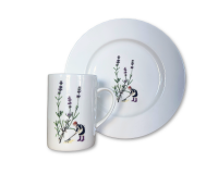 Geschirr-Set GÄRTNERIN, kleine Gärtnerin im...