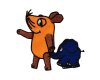 Applikation DIE MAUS mit Elefant, Mono Quick