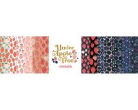 Patchworkstoff UNDER THE APPLE TREE, Erdbeere, rot,...