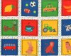 30-cm-Rapport Patchworkstoff MEMORY MAGIC, Tier-Motive
