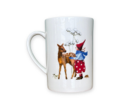 Geschirr-Set WICHTEL, Wichtel mit Rehkitz, Acufactum