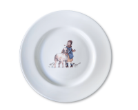 Geschirr-Set WOLLFREUNDE, Kind mit Schäfchen, Acufactum