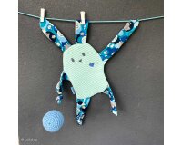 Waffelpique aus Baumwolle NELSON, türkis, Swafing