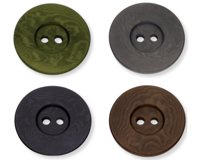 Echter Steinnussknopf in 4 Farben, SECO Knopf