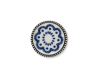 Metallknopf PORZELLANBLÜTE, SECO Knopf