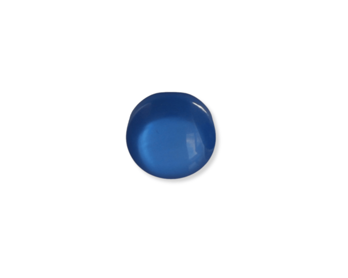 Kunststoffknopf FARBPERLE, 10 mm, SECO Knopf blau