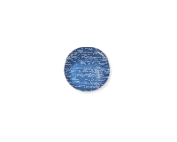 Kunststoffknopf FARBPERLE, 10 mm, SECO Knopf blau