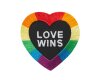 Applikation LOVE WINS, Herz, Mono Quick
