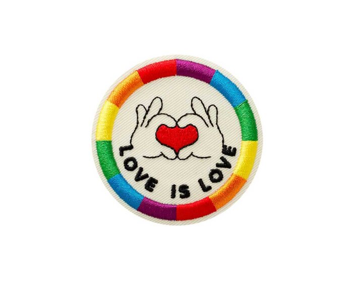 Applikation LOVE IS LOVE, Herz, Mono Quick