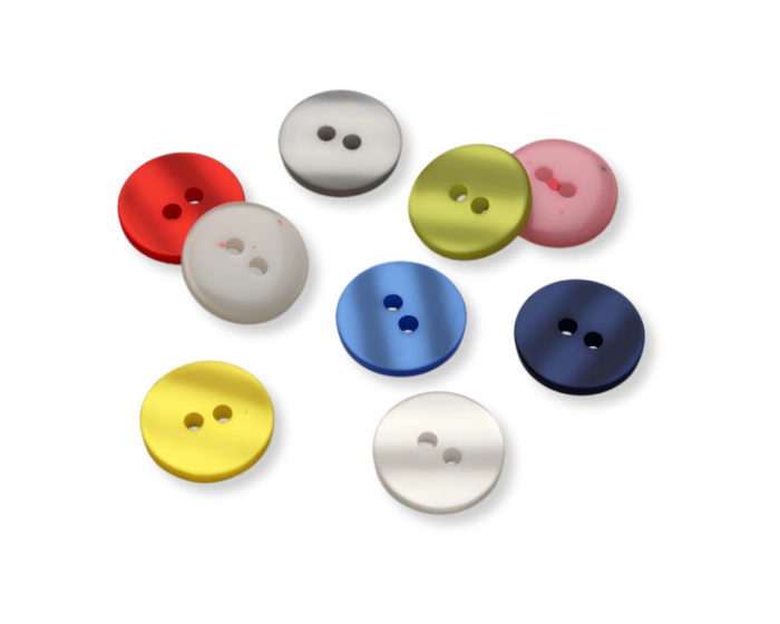 Kunststoffknopf FEINGLANZ, 11 mm, SECO Knopf