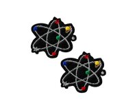 Applikation ATOMIUM, 2 Stück, Mono Quick