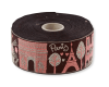 Jacquardband PARIS, 40 mm breit, weinrot, Kafka