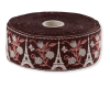Jacquardband EIFFELTURM, 40 mm breit, weinrot, Kafka