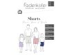 Unisex-Schnittmuster Shorts, fadenkäfer