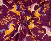 30 cm Reststück Baumwolljersey PRINZESSIN,...