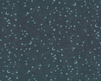 45 cm Reststück Baumwolljersey GOOD NIGHT BEAR,...