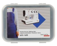 Nähfuß-Set für b33 & b35, 10 Nähfüße, bernette