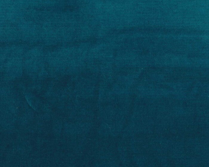 60 cm Reststück Feincord-Nickistoff CONNI, Quer-Rippen, dunkles petrol